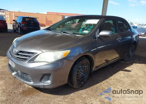 2013 Toyota Corolla Le из США, поврежденный, VIN 5YFBU4EE7DP152572